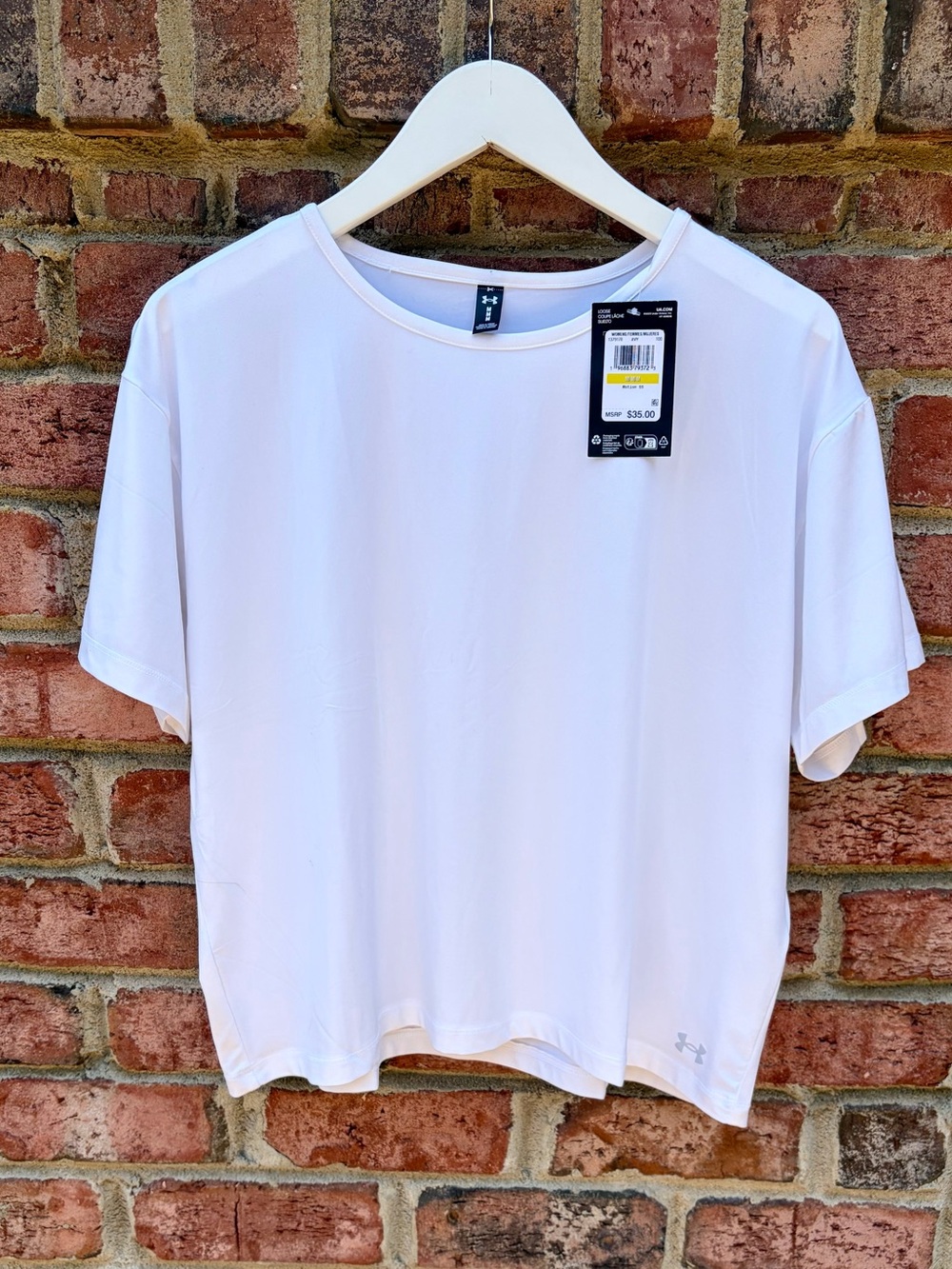 Under Armour White Women's Performance Tee - Short Sleeve
